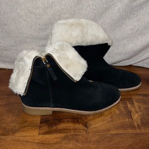 Kate Spade New York fur lined boots